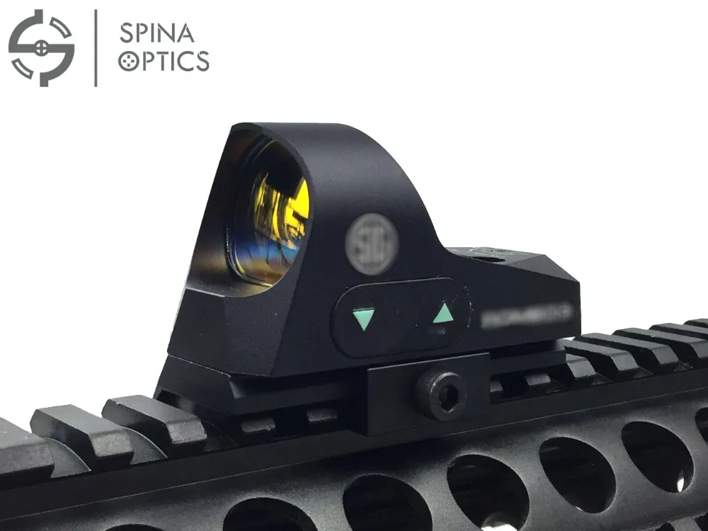 SPINA оптика 1x25 мини рефлекторный прицел 3 MOA точка сетка красный точка прицел Пикатинни QD Крепление для винтовок карабины