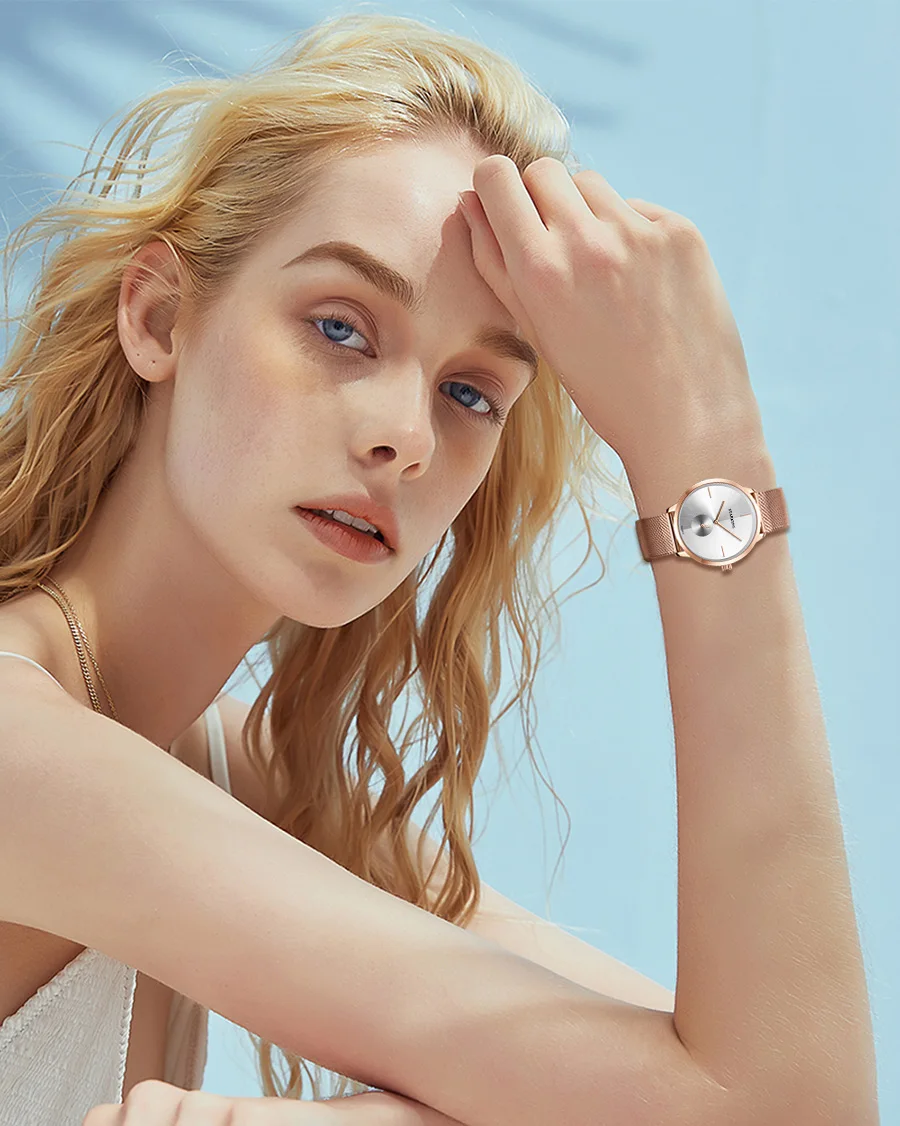 STARKING часы из розового золота и стали для женщин лучший бренд Роскошные повседневные часы женские наручные часы женски