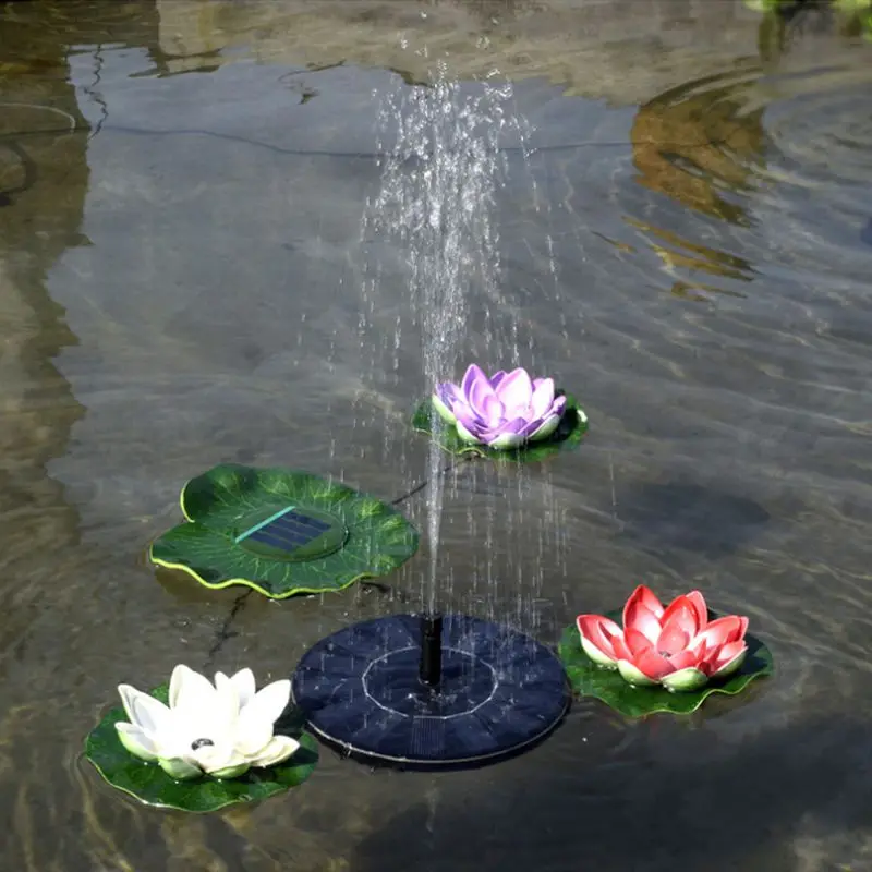 Солнечный птичий фонтан, солнечный питанный птичий фонтан насос для сада и патио