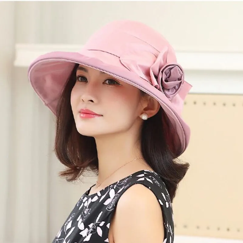 الإناث الصيف الكورية الشمس الظل مكافحة الأشعة فوق البنفسجية قبعة الشمس واقية من الشمس طوي شاطئ كاب النساء Laides المألوف قبعات لا تغطي الرأس با...