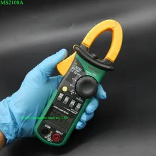 Цифровые Клещи MASTECH MS2108A Авто диапазон Мультиметр AC 400A Текущий Напряжение Частота Мультиметр зажим Тестер Подсветка