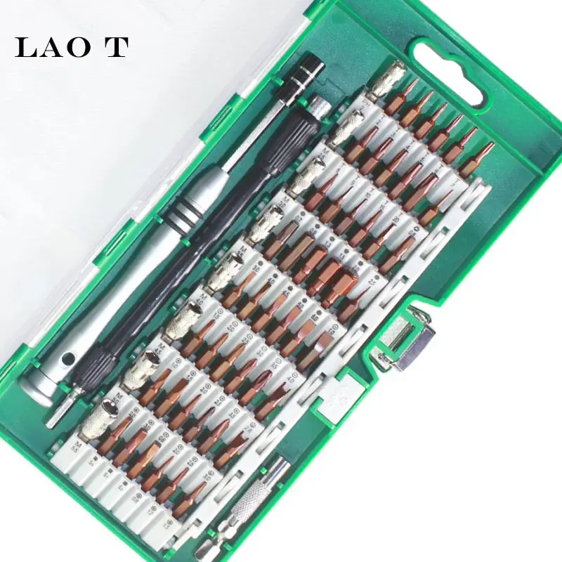LAO T 60 в 1 S2 сплав Магнитная отвертка набор прецизионный драйвер ремонт электроники набор инструментов для сотового телефона планшета ПК