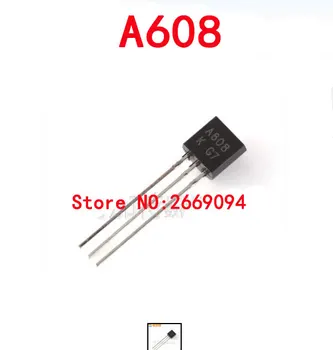 

100PCS /500PCS /1000PCS A608 2SA608 608 TO-92 PNP low power transistors 50V0.15A