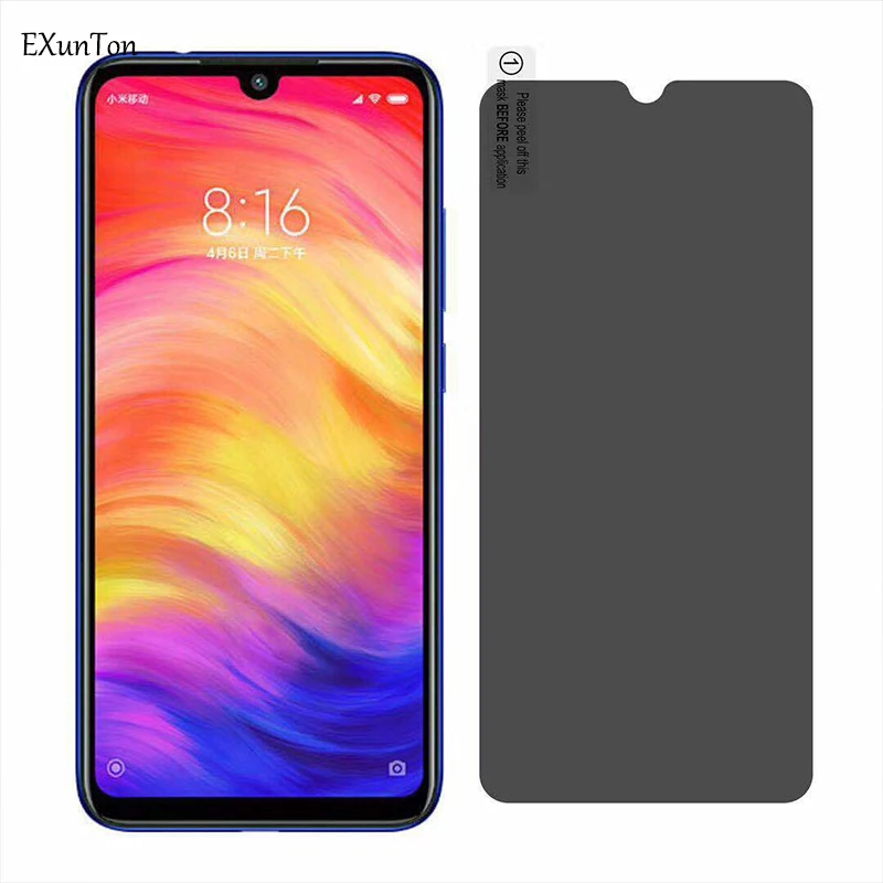 

Premium Privacy Tempered Glass for Xiaomi Redmi 7 Anti Spy Screen Protector for Xiaomi Redmi 7 Anti Glare Phone Protective Film