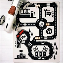 AOVOLL области ковер для жизни Скандинавская детская комната игровой дом промышленный трек крест трек ковер детский ползающий коврик мягкий хлопок