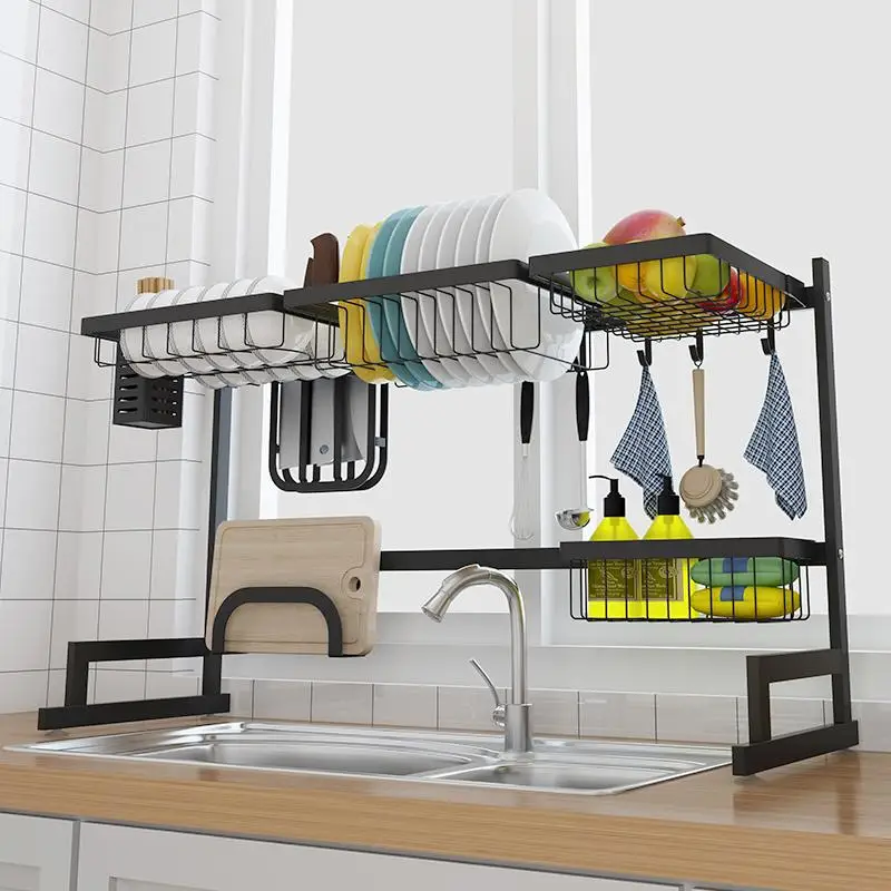 kitchen accessories Sink Drain Rack Kitchen Shelf IKE Floor Sink Rack Kitchen organization kitchen  - 4000020514619
