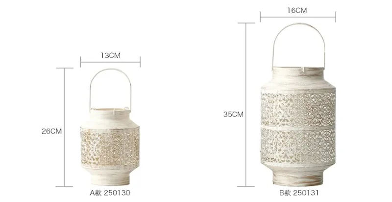 Металлический канделябр свадебные украшения стола центральные керамический фонарик со свечой ретро фонарь Portavelas подсвечник под старину 60n2