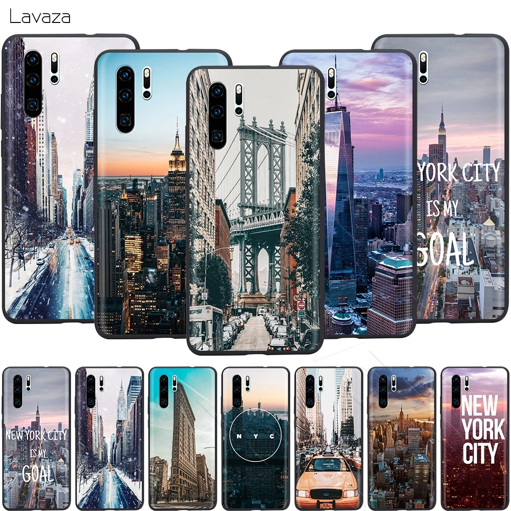 Lavaza Нью-Йорк чехол для Huawei мат 30 20 Honor 6a 7a 7c 7x 8C 8x9 10 Nova 3i 3 Lite рro Y6 2018 |