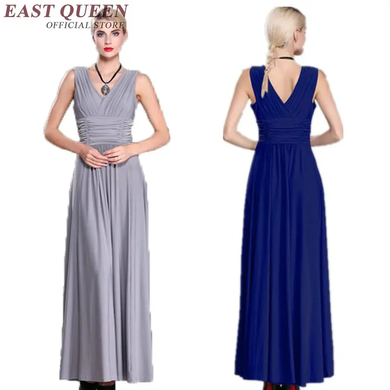Elegant Maxi Dress Summer Solid Color Party Dresses For Plus Size Women