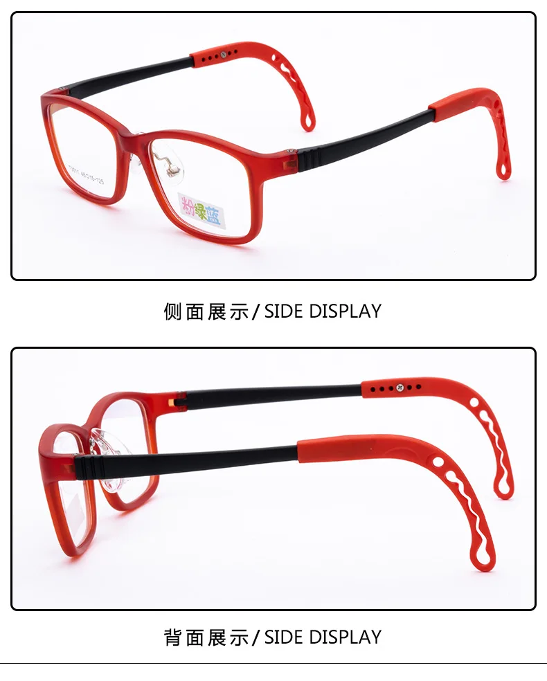 Высокое качество, детские очки TR90, оправа, очки для мальчиков и девочек, квадратные оптические оправы, очки для близорукости, для студентов, 3011-38