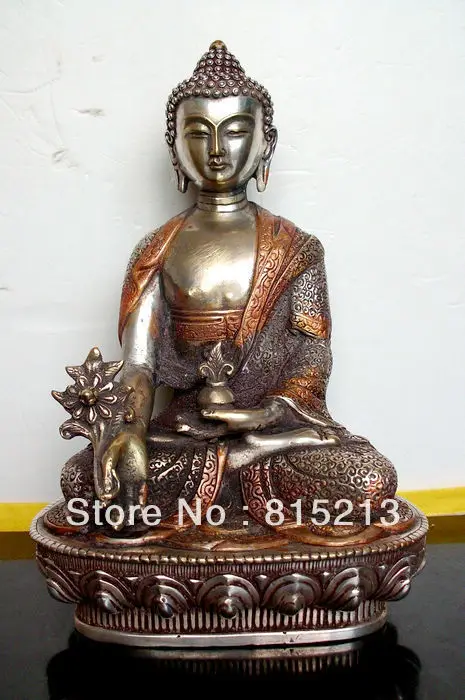 

wang 000101 NEPAL * TIBET * BUDDHA STATUE YOG A * MEDICINE BRONZE