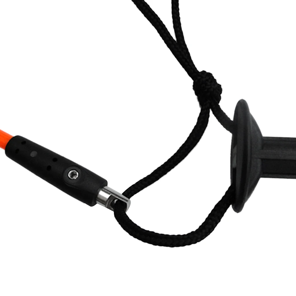 Strong Orange 5.5mm Coiled Bodyboard Wrist Leash SUP Leash 1.5m for Surf Board Paddle Body Board Bodyboarding