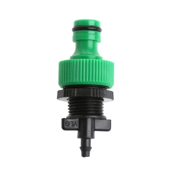 

Fast Coupling Adapter Drip Tape For Irrigation Hose Connector With 1/2" 4/7mm barbed Connector Garden Irrigation Garden Tools