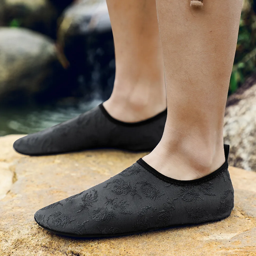 

water shoes barefoot quick-dry aqua socks for women men Beach Shoes Swimming Diving Socks Drifting River Wading Shoes #D