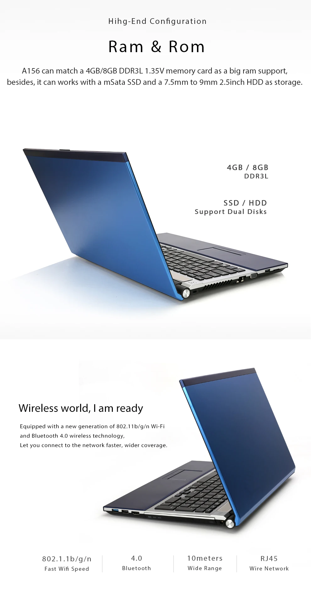 15,6 дюймов Intel Core i7 cpu 8 Гб ram 256 ГБ SSD 500 Гб HDD 1920*1080P FHD wifi Bluetooth с DVD-ROM ноутбук компьютер ПК ноутбук