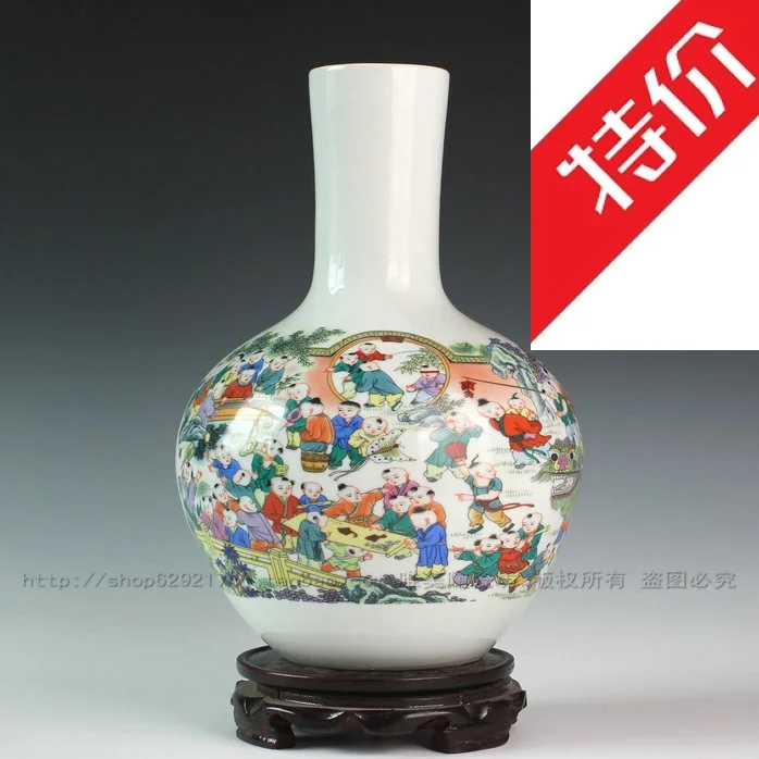 

Цзиндэчжэнь семья Роза фарфоровая ваза древние философы фигура дерево предметы интерьера декоративно-прикладное искусство керамики