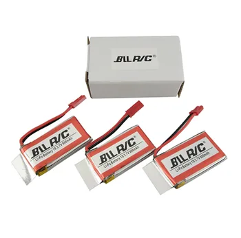 

BLLRC hot battery 3PCS 3.7V 800MAH JXD509 HJ818 FY550 1315 K891 MJX X400 X800 X300C X25 aircraft upgrade parts wholesale
