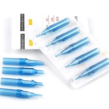 50 шт одноразовые иглы тату ванны насадка дезинфицирующее средство прозрачный алмаз иглы тату аксессуары инструмент