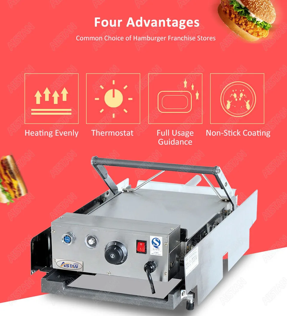 GF212 electric bun hamburger toaster maker cooker oven machine GF212 electric bun hamburger toaster maker cooker oven machine
