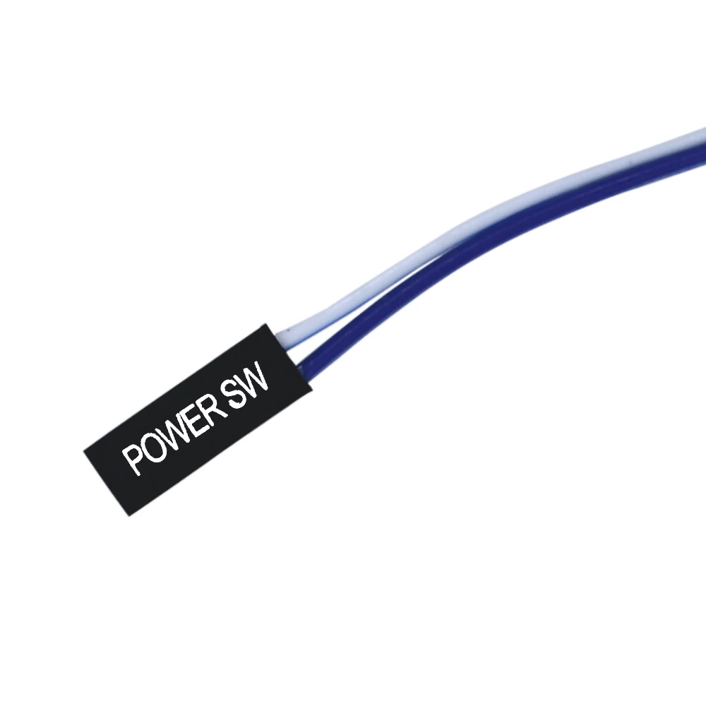 TISIRIC 2018 10pcs 50cm Host Motherboard Computer PC Power Switch button SW On/OFF Cable Reset Adapter Cord Mining Miner