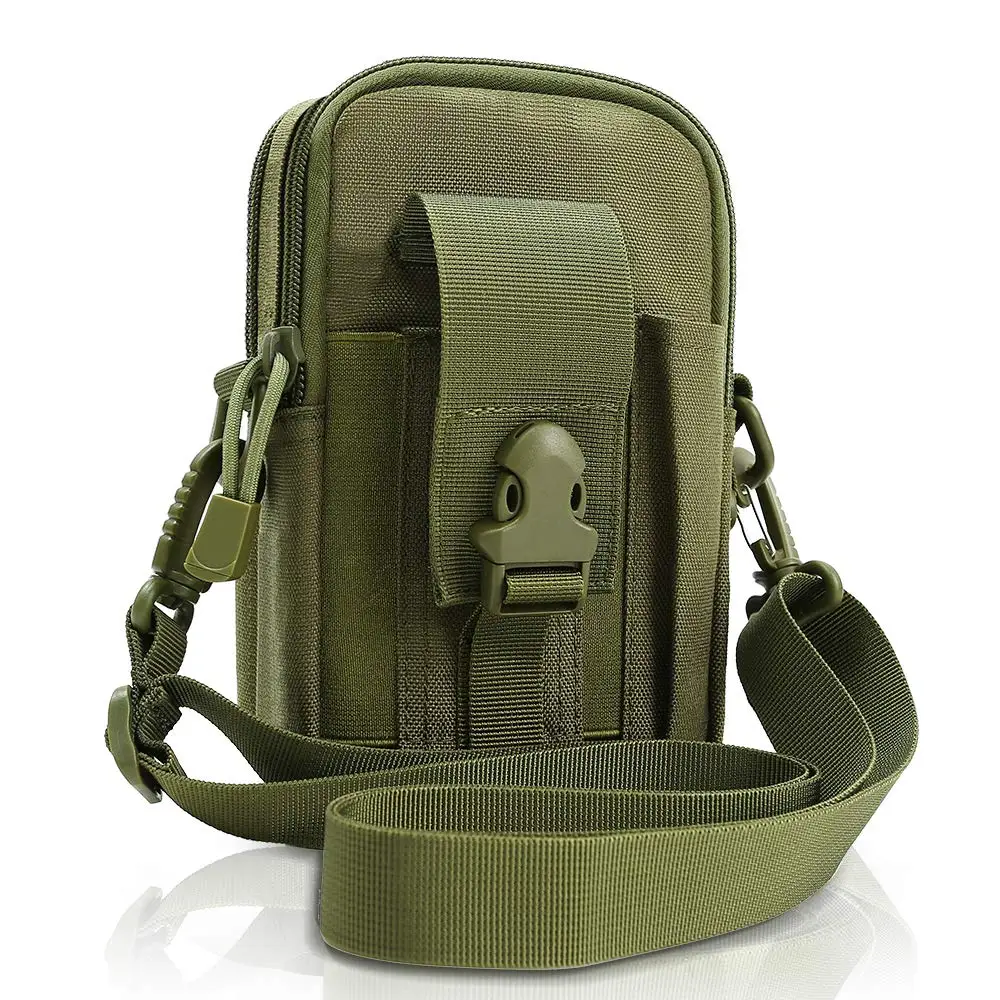 Тактическая Сумка Molle EDC для мужчин, поясная сумка на пояс, Универсальный гаджет, инструмент-органайзер, карман с держателем для мобильного телефона, для улицы - Цвет: Green