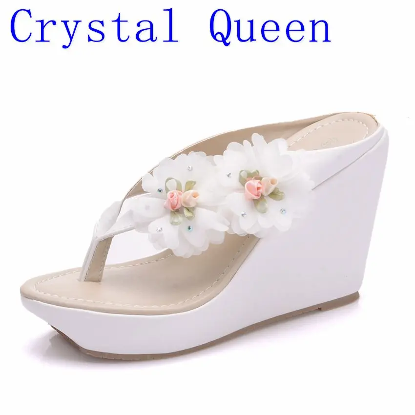 platform flip flop sandals