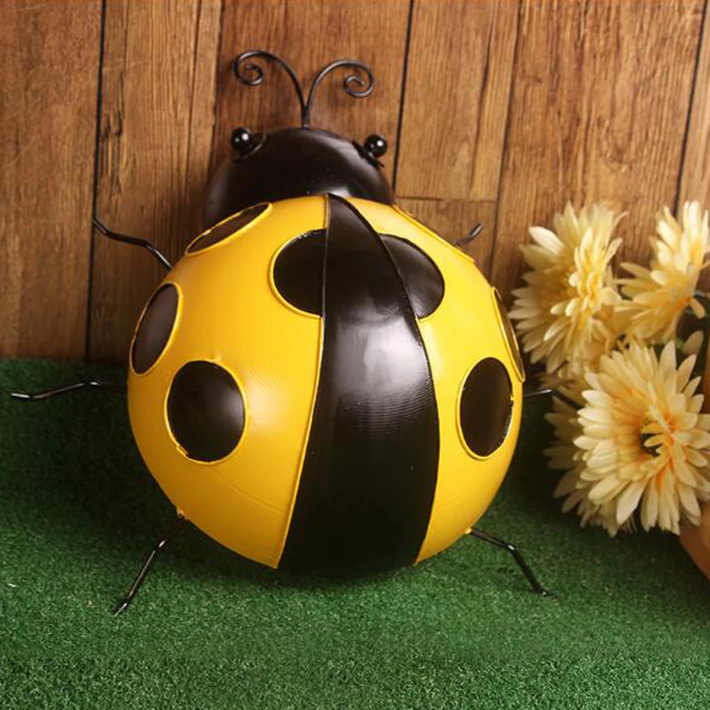 3 Pieces/Set Metal Ladybug Collections Metal Art Hanging Wall 10cm Home Garden Decor Indoor Bedroom Decoration Artwork 3 Pieces/Set Metal Ladybug Collections Metal Art Hanging Wall 10cm Home Garden Decor Indoor Bedroom Decoration Artwork