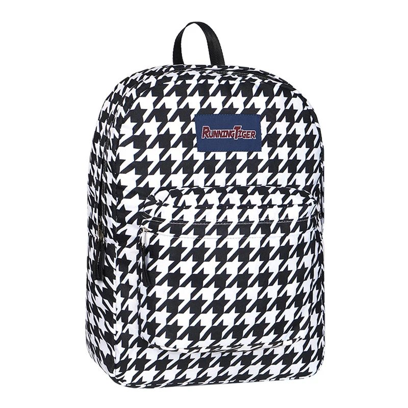 

Freein new plaid gray well nylon backpack ladies multi-pocket travel backpack school girl bag girl scheduled Mochilas