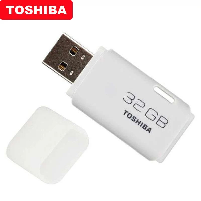 Флеш накопитель TOSHIBA U202 USB 2 0 100% оригинал 64 ГБ 32 16 мини карта памяти флешка флеш