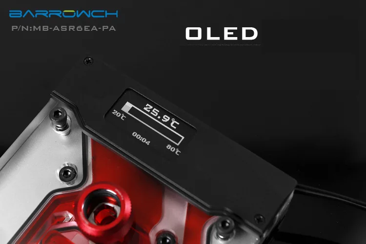  BARROW Monoblock use for ASUS ROG R6E / R6A / X299 Motherboard / RAMPAGE VI EXTREME/APEX - Nickel R