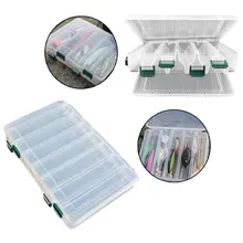 Pro двухсторонняя рыболовная приманка коробка рыболовный прикорм Кальмаров джиг Pesca аксессуары коробка Minnows приманка рыболовный контейнер для снастей