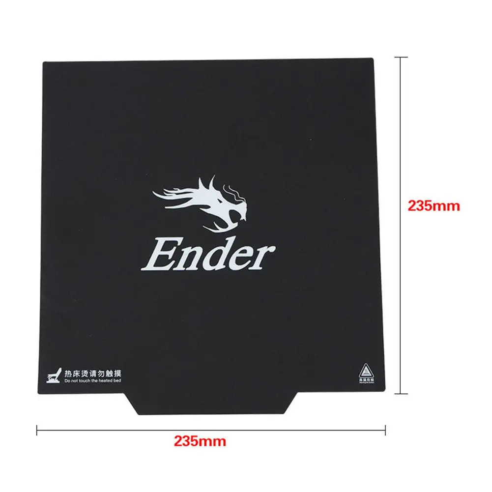 EastVita 235*235 мм Магнитная конструкция поверхность с подогревом кровать бумажная наклейка с 3M стикер для Creality Ender-3 3d принтер r20