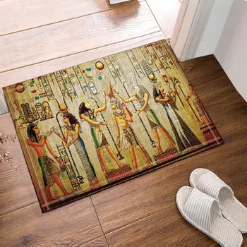 

Egyptian Pharaoh Bath Rugs NonSlip Doormat Floor Entryways Outdoor Indoor Front Door Mat Kids Bath Mat Bathroom