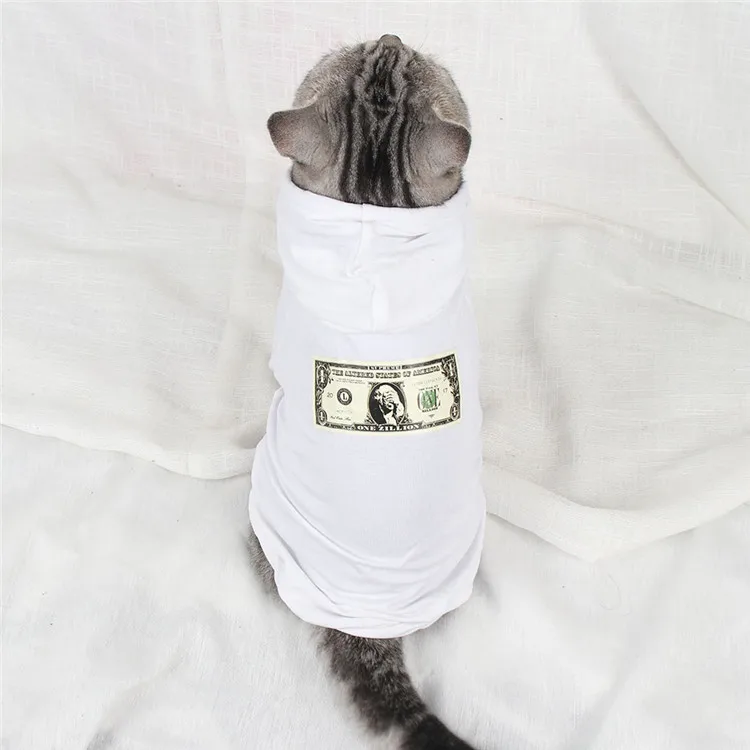 Traumdeutung маленькая одежда для кошек Домашние животные верхняя одежда с капюшоном одежда костюм для котенка для собак Одежда Щенок йоркширского терьера пальто ropa gato