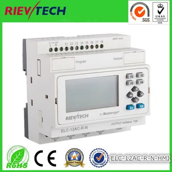 

Ethernet PLC,ideal solution for remote control& monitoring &alarming applications ,Built-in Ethernet capability ELC-12AC-R-N