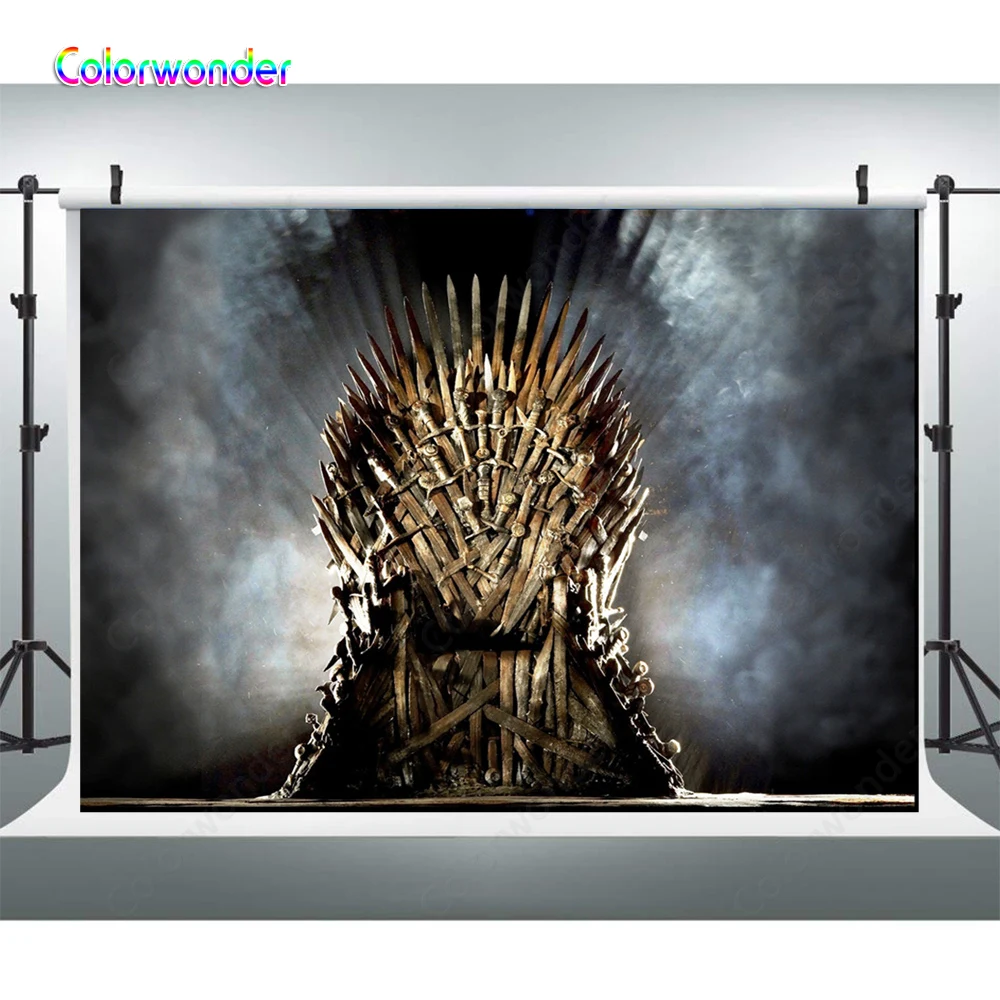 

Vinyl Photography Background Thrones Game Backdrop In Memoriam Dark Photography Background For Photo Studio Props