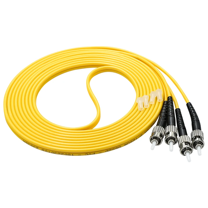 

5pcs/bag 5m ST/UPC-ST/UPC Duplex 2.0mm Single Mode Fiber Optic Patch Cord