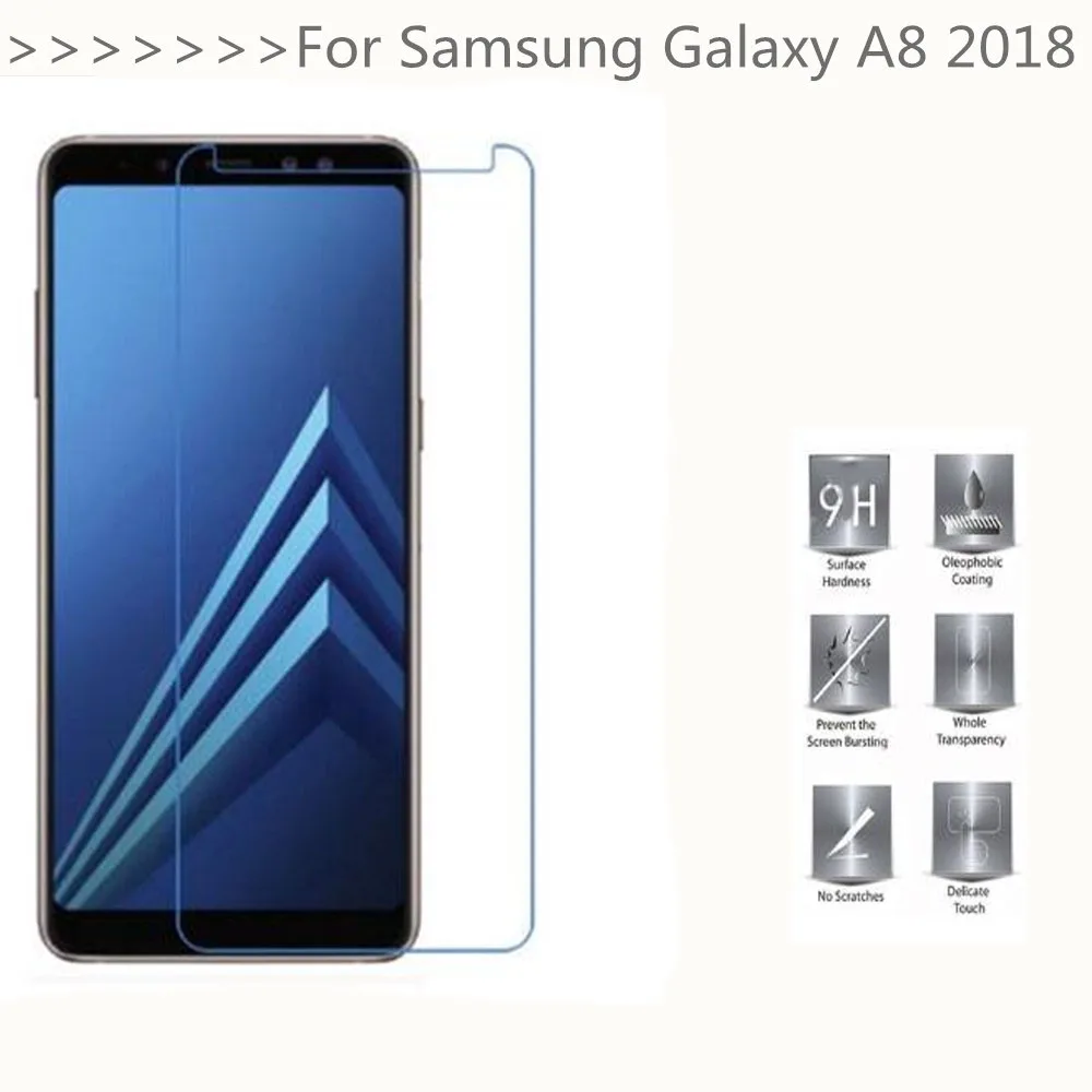 Оригинал для Samsung Galaxy A8 2018 закаленное стекло Защита экрана 2 5 9h Защитная пленка