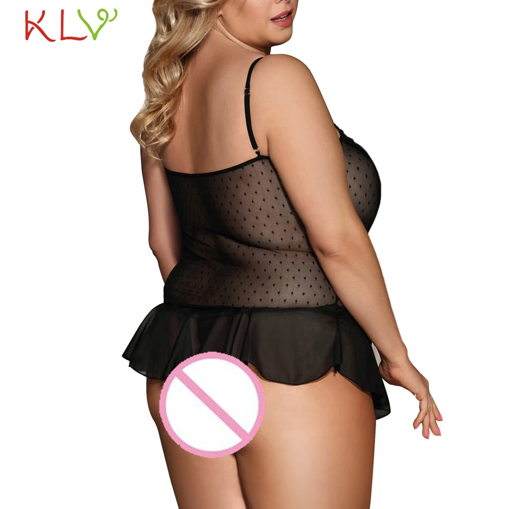 Женское ночное белье 5XL сексуальное нижнее одежда для сна платье Babydoll кружевное
