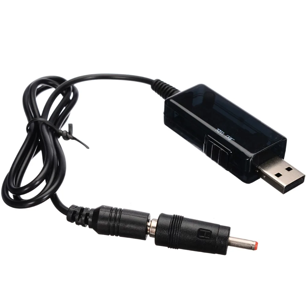 Новый USB Boost кабель 5 В в шаг до 9V 12V напряжение конвертер 1A Step-Up дисплей мм 1,35x3,5 мм разъем