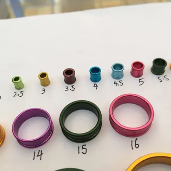

free shipping 100pc birds ring 2.5mm or 3mm small foot ting