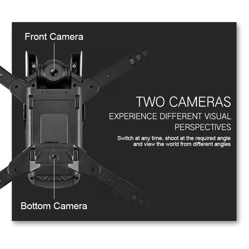 R8 Дрон с двойной камерой 4 K PX1600W HD WiFi FPV скорость Регулируемый оптический поток