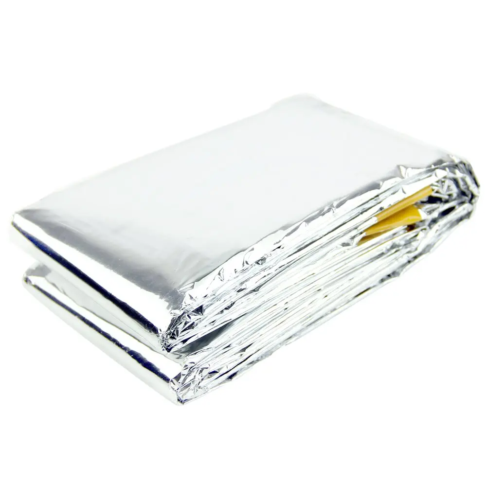 

NEW Emergency Sleeping Bag Ultralight Portable Insulation Survival Rescue Outdoor Camping Silver Blanket