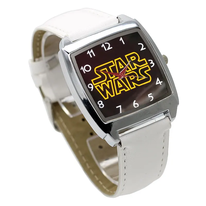 

Hot Star Wars Pattern Children Watch Fashion Crystal Cartoon Leather Strap Quartz Wristwatch Casual Girls Kids Clock 2018