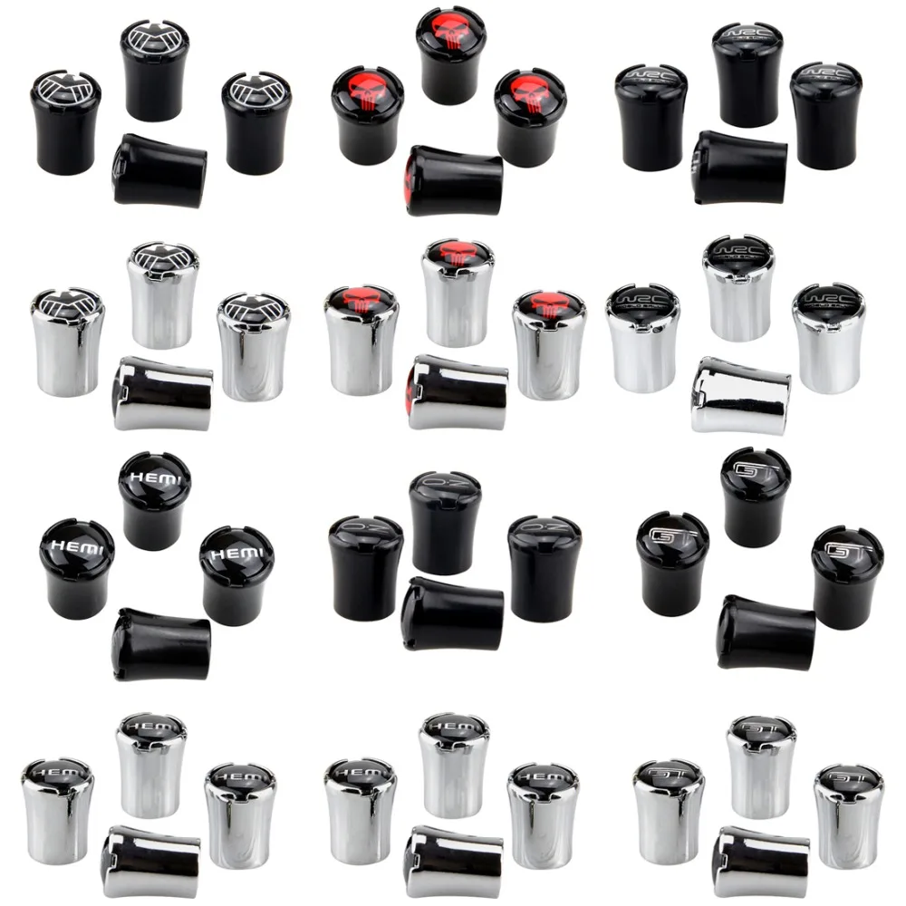 

GT OZ WRC logo for Buick BMW Fiat Chrysler Jeep Nissan Land Rover Dodge Ford F150 Emblem Tyre Valve Stem Caps Cap Alloy Auto