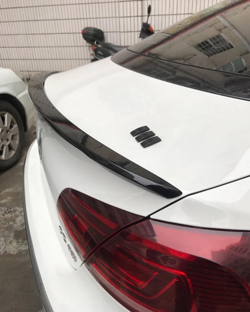 AniFM ABS Material Rear Spoiler V style for Volkswagen VW Passat CC 2009-2016