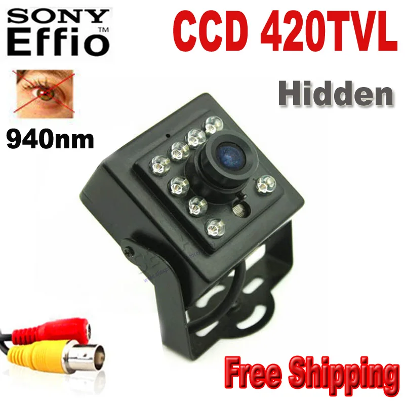 Buy CCD 420TVL CCTV security Camera CCD Color Night Vision mini ir camera