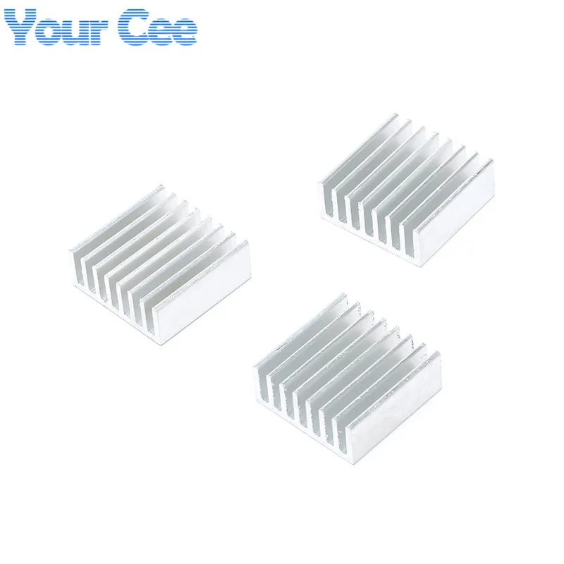 

5 pcs 25*25*10mm Heatsink Cooling Fin Cooler Aluminum Radiator Heat Sink 25X25X10mm Computer Pads Extruded Heat Dissipation