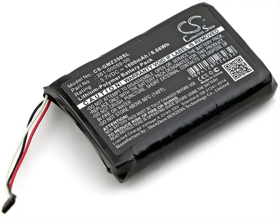 Аккумулятор Cameron Sino 1800mah для аккумуляторов GARMIN ZUMO 350LM 361 00059 00|Аккумуляторы