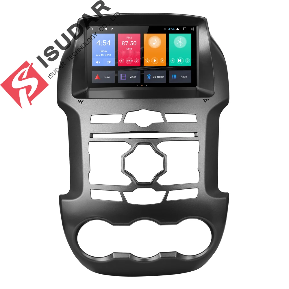

Isudar Car Multimedia player 2 din Auto DVD android 7.1.1 8 Inch For Ford/Ranger 2011-2014 Quad Core 2G RAM Radio FM GPS GLONASS
